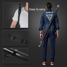 Load image into Gallery viewer, SANLIKE 7m, 8m, 9m Retractable Fishing Net Rod Retractable Carbon Fibre Anti-slip Net Rod Vee Freshwater Saltwater Fishing Rods