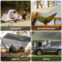 Load image into Gallery viewer, SANLIKE Car Awning Vehicle Tarp Awning Outdoor Off-Road Camping Set Waterproof UV50+ Car Side Awning for Jeep/SUV/Truck/Van