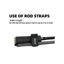 Load image into Gallery viewer, SANLIKE 5Pcs/set Fishing Rod Tie Holders Straps Fastener Elastic Wrap Band Fishing Rod Belts Fishing Tools Accessory