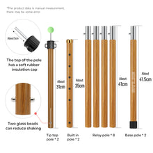 Load image into Gallery viewer, SANLIKE 2pcs muwen tent poles Outdoor camping accessories Adjustable poles Shade sail tent accessories Tent support poles