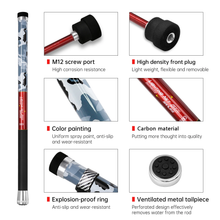Load image into Gallery viewer, SANLIKE 5/6m Fishing Landing Net Telescopic Carbon Fibre Rod with Shoulder Strap Portable Fishing Tools Accessories