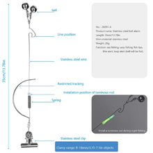 Load image into Gallery viewer, Stainless Steel Bell Alarm Sea Fishing Carp Fishing Casting Double Bell Alarm Anti-corrosion and Anti-rust Fishing Accessories