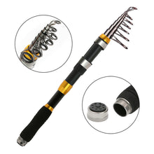 Load image into Gallery viewer, SANLIKE Carbon Fishing Rod Baitcasting Fishing Boat Fishing for Saltwater and Freshwater Fishing Lure Rod Tool