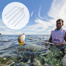 Load image into Gallery viewer, SANLIKE Fishing Gaff 5 Claws Stainless Steel Multi-function Prong Harpoon Head Sharp Barbed Fishing Spear Hook Tools