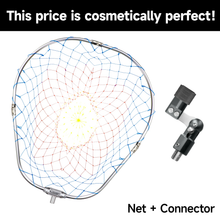 Load image into Gallery viewer, SANLIKE Fishing Net 1/2 inch 12mm Folding Header Combination Aluminium Alloy Folding Extension Frame Nylon Dip Net Fishing Tools