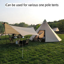 Load image into Gallery viewer, SANLIKE Yurt top hat waterproof tent top 4 tent rope stainless steel self-locking climbing buckle outdoor tent accessories