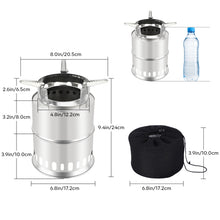 Load image into Gallery viewer, SANLIKE Outdoor Wood Stove Portable Folding Firewood Stove Camping Gasification Furnace Equipment Windproof Camping Tool