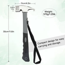 Load image into Gallery viewer, SANLIKE Multifunctional hammer tent peg puller portable ultralight 30cm hammer tent accessories outdoor camping tools