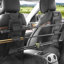 Load image into Gallery viewer, SANLIKE 2pcs Car Seat Fishing Rod Rack Set Car Fishing Rod Rack Velcro Strap Adjustable Car Fishing Rod Rack Car Fixing Belt