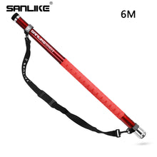 Load image into Gallery viewer, SANLIKE Fishing Net 5m 6m Carbon Long Handle Telescopic Portable Landing Pole Compact Belt Fishing Rod Equipment Accessories