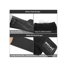 Load image into Gallery viewer, SANLIKE 5Pcs/set Fishing Rod Tie Holders Straps Fastener Elastic Wrap Band Fishing Rod Belts Fishing Tools Accessory