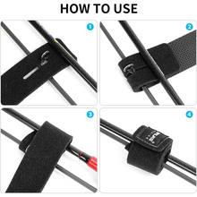 Load image into Gallery viewer, SANLIKE 10 Pcs Fishing Rod Ties Bracket Strap Belt Waistband Sling Fastener Elastic Bandage Fishing Accessories Tackle Tools