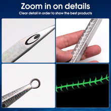 Load image into Gallery viewer, SANLIKE 200g silver Slow Metal Jig Jigging Bait Fishing Lure Saltwater Falling Jig Slow Pitch Jig Fish Lures