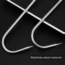 Load image into Gallery viewer, SANLIKE M6/M8 Fishing Gaff Stainless Steel Fishing Spear Hook with Protection Cover for Saltwater Freshwater Fishing Accessories