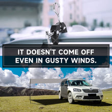 Load image into Gallery viewer, SANLIKE 2pcs Car Roof Tent Tarp Clamp with Climbing Clip Hook Heavy Duty Super Crab Clip for SUVs Camping Tarps Awnings Hanging