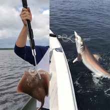 Load image into Gallery viewer, SANLIKE Telescopic Fishing Gaff with Stainless Fish Spear Hook Gripper No Slip Ruber Handle Outdoor Fishing Tackle Accessory