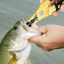 Load image into Gallery viewer, SANLIKE Straight Fishing Pliers Rustproof Aluminium Carbide Cutters Hook Remover Braided Fishing Line Cutting Tackle