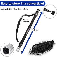 Load image into Gallery viewer, SANLIKE 5 6m Fishing Net Set with Folding Head Retractable Carbon Fibre Landing Grip Rod Collapsible PE Net Fishing Gear Tools