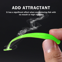Load image into Gallery viewer, SANLIKE 10pcs Soft Plastic Fishing Lures Set Soft Bait T Tail Soft Bug Swimbaits Silicon Rubber Jig Fishing Bait Softworm Tackle