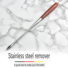 Load image into Gallery viewer, Stainless Steel Hook RemoverBlind Stab Deep Throat Hook RemoverPearwood HandleFish TakerRetractorFishing Accessories