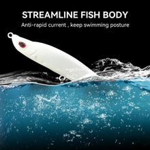 Load image into Gallery viewer, SANLIKE Fishing Lure Luminous Minnow Shape Hard Fishing Baits 8cm Artificial Luya Bait with Blood Groove Hook
