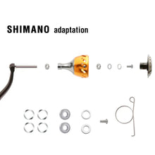 Load image into Gallery viewer, SANLIKE Fishing Knob Sharer for Shimano A & Daiwa S Fishing Reel Handle Series Baitcast Spinning Fishing Reel Tackle Accessories