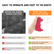 Load image into Gallery viewer, SANLIKE Electric assisted knotters Fishing line winders Fishing line automatic knotters Fishing equipment Fishing tools