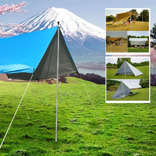Load image into Gallery viewer, SANLIKE 2 Set Tent Poles Stainless Steel Tarp Rod Adjustable Portable Telescoping Tent Poles for Awnings Support Accessory Tool