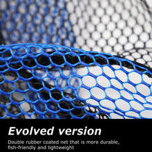 Load image into Gallery viewer, SANLIKE Portable Fishing Net Rubber Folding Opening Type Dip Mesh of Head 35/40/50cm Fishing Equipment Accessories