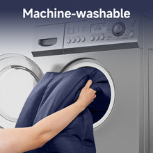 Load image into Gallery viewer, SANLIKE Ultralight Portable Navy Warm Envelope Sleeping Bag with Compression Sack for Outdoor Camping and Hiking