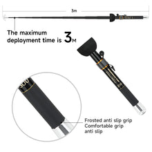 Load image into Gallery viewer, SANLIKE 3M 4M Stainless Steel Expandable Squid Hooks Shrinkable Gripper Squid Hooks Sharp Corrosion Resistant Fishing Gear Squid