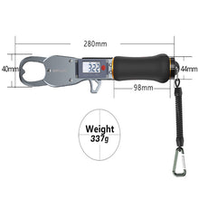 Load image into Gallery viewer, SANLIKE Fishing Gripper Hand Grip Portable With Electronic Scale Fish Grip Lip Control Tool Plier Nipper Pincer Tackle