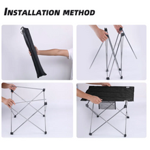 Load image into Gallery viewer, SANLIKE Portable Foldable Table Camping Outdoor Furniture Computer Bed Tables Picnic Aluminium Alloy Ultra Light Folding Desk