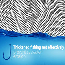 Load image into Gallery viewer, SANLIKE 129cm 2pcs Folding Net Collapsible Retractable Sturdy Rubber Coated Landing Handle Fishing Rod Fishing Tool Accessories