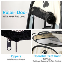 Load image into Gallery viewer, SANLIKE Portable Pet Playpen Small Dog Tent Crates Cage Indoor/Outdoor Pet Exercise Pen Tents Dog House Playground for Puppy Dog