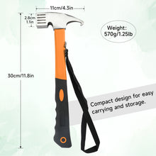Load image into Gallery viewer, SANLIKE 30cm Hammer Tent Pegs Nail Multifunction Portable Ultra Light Hammer Tent Outdoor Camping Tools Accessories
