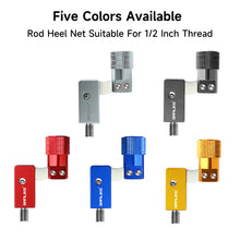 Load image into Gallery viewer, SANLIKE Folding Joint 1/2inch Thread Stainless Steel Fishing Rod Dip Net Adapter Joints Connector Fishing Tool Accessories