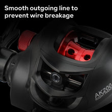 Load image into Gallery viewer, SANLIKE Baitcasting Fishing Reel Left/Right Hands Max Drag 8KG High Speed 7.2:1 Gear Ratio Saltwater Fishing Tackle