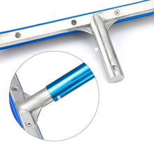 Load image into Gallery viewer, SANLIKE 200cm Swimming Pool Brushes-Pool Brush Stainless Steel Brush Head with Aluminum Pole Adjustable Length Pool Cleaning Tool