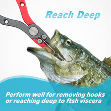 Load image into Gallery viewer, SANLIKE Fishing Pliers Aluminium Alloy Multifunctional Hooks Remover Fishing Line Scissors with Safety Lock and Storage Bag