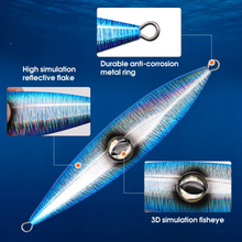 Load image into Gallery viewer, SANLIKE Slow Jig 100g 150g 250g 1pc Lead Lures for Sea Fishing Hard Bait Fishing Artificial Slow Jigging Artificial Baits