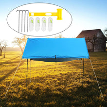 Load image into Gallery viewer, SANLIKE Tent Stakes Pegs with Hook Guy Lines Long Rope Plastic Hammer Tool Set for Camping Outdoor Activities Tent Accessories