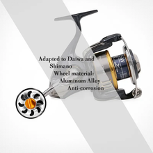 Load image into Gallery viewer, SANLIKE Black Fishing Reels Handle Knob for Shimano A and Daiwa S Type Spinning Fishing Reel Handle Knob Fishing Tools