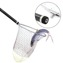 Load image into Gallery viewer, SANLIKE 3m Portable Telescopic Extension Carbon Fibre Fishing Landing Net Handle Pole Stretch Railing Gear Fishing Net Tools