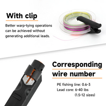 Load image into Gallery viewer, SANLIKE Electric Knotter Knot Assist Fishing Bobbin Winder Fishing Line Automatic Knotting Tackle Equipment