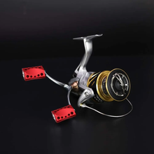Load image into Gallery viewer, SANLIKE Aluminium Fishing Reel Handle for Daiwa Drum Reel and Baitcasting Fishing Reel Double Arm Pulley Fishing Accessories