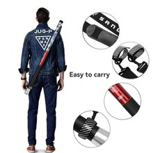 Load image into Gallery viewer, SANLIKE 5/6m Fishing Landing Net Telescopic Carbon Fibre Rod with Shoulder Strap Portable Fishing Tools Accessories