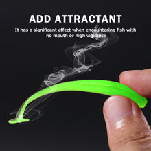 Load image into Gallery viewer, SANLIKE 10pcs Soft Plastic Fishing Lures Set Soft Bait T Tail Soft Bug Swimbaits Silicon Rubber Jig Fishing Bait Softworm Tackle