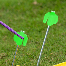 Load image into Gallery viewer, SANLIKE 10pcs/Set 20cm Stake Pegs Tent Pegs High Strength Ground Pegs T with Illuminated Iron Galvanised Outdoor Camping Tools