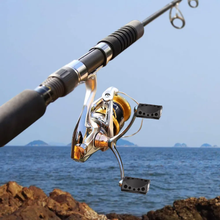 Load image into Gallery viewer, SANLIKE Aluminum Alloy Fishing Reels Handle for Shimano Drum-reel & Baitcasting Fishing Reel Double Arm Spinning Reel